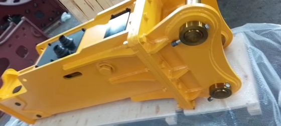 Gruby stalowy młot ze sterowaniem burtowym 30t Koparko-ładowarka 36t Młot hydrauliczny do miniładowarki