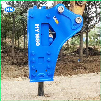 Q235B Stalowy młot wyburzeniowy ze stali 18t 135 mm Dłuta Hydrauliczny łamacz skał