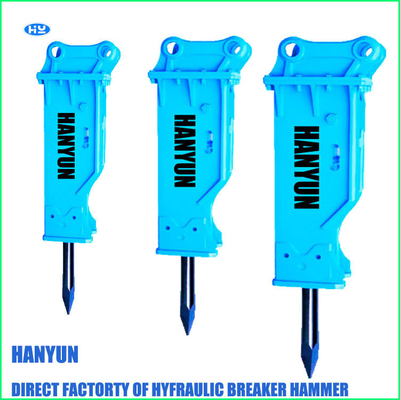 Hydrauliczny młot o sterowaniu burtowym do asfaltu 165 MM Kopanie młota do betonu